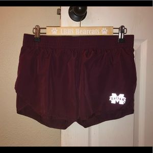 Maroon mississippi state shorts